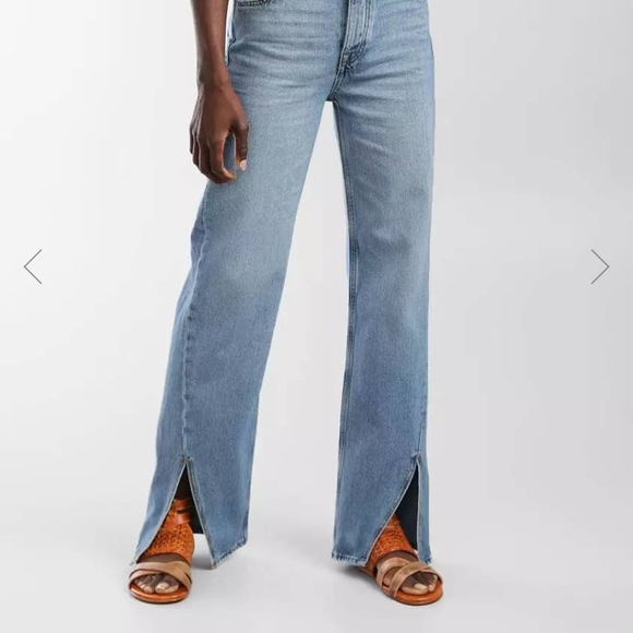 Free people We the Free long line slit Straight Jeans - Picture 11 of 11